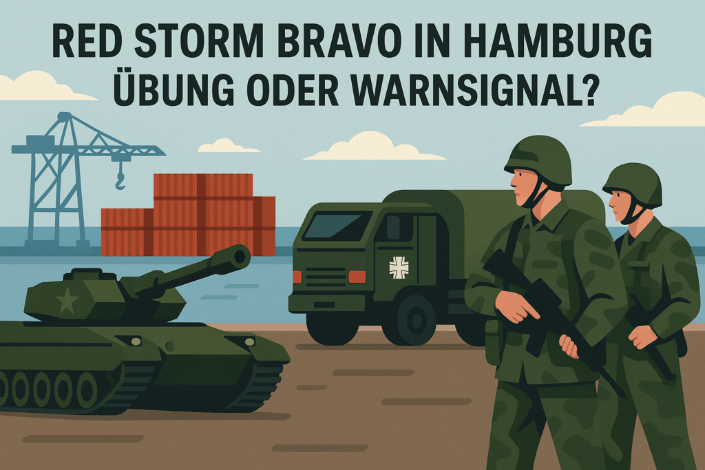 Bundeswehr-Übung Red Storm Bravo in Hamburg – Militärfahrzeuge und Logistik im NATO-Einsatz